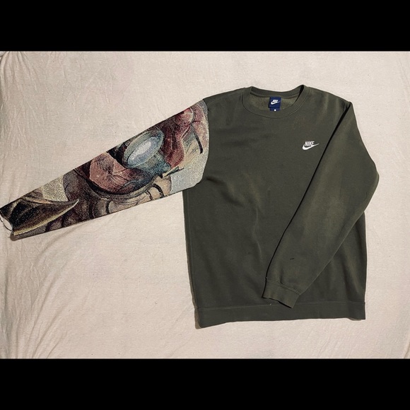 Custom crew neck .... Nike men’s large.. METROID👾 - Picture 2 of 2